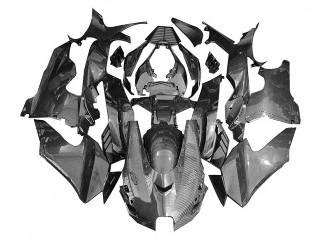 2021-2025 Kawasaki ZX10R Motorcycle Fairings - Faux Carbon Fiber