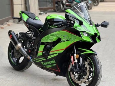 Cheap 2021-2025 Kawasaki ZX10R Motorcycle Fairings - Green Black Red Stripe
