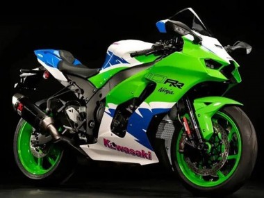 Cheap 2021-2025 Kawasaki ZX10R Motorcycle Fairings - Green White Blue Red