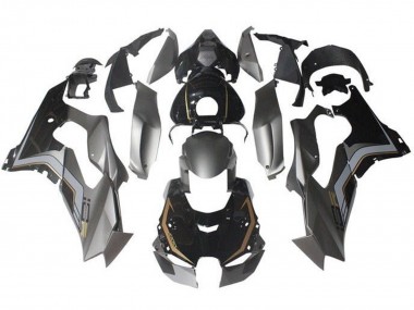 Cheap 2021-2025 Kawasaki ZX10R Motorcycle Fairings - Grey Glossy Black Gold