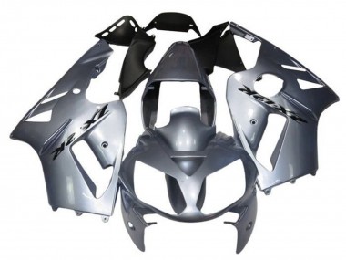 Cheap 2000-2001 Kawasaki ZX12R Motorcycle Fairings - Silver