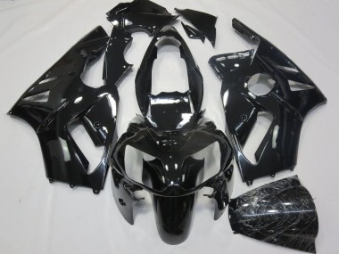 Cheap 2000-2001 Kawasaki ZX12R Motorcycle Fairings - Glossy Black