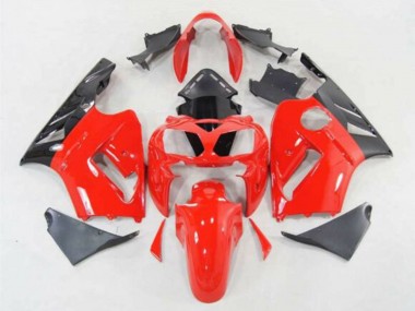 Cheap 2002-2006 Kawasaki ZX12R Motorcycle Fairings - Red Black
