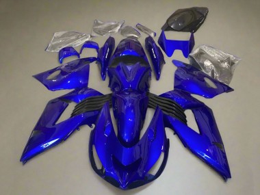 Cheap 2006-2011 Kawasaki ZX14R ZZR1400 Motorcycle Fairing Kits - Blue