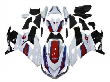 Cheap 2006-2011 Kawasaki ZX14R ZZR1400 Motorcycle Fairings - White Red Blue Black Martini