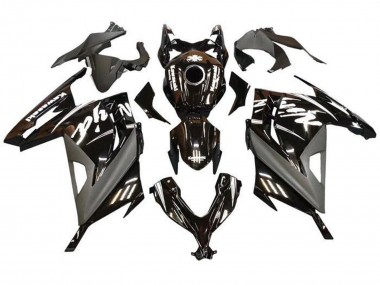 Cheap 2013-2024 Kawasaki EX300 Motorcycle Fairings - Glossy Black Matte Black White