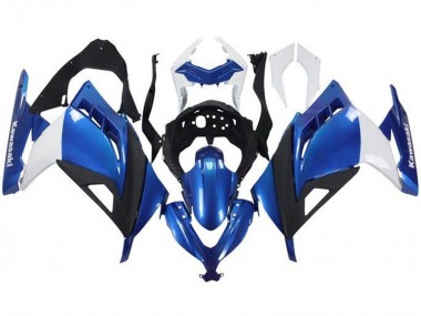 Cheap 2013-2024 Kawasaki EX300 Motorcycle Fairings - White Blue Black
