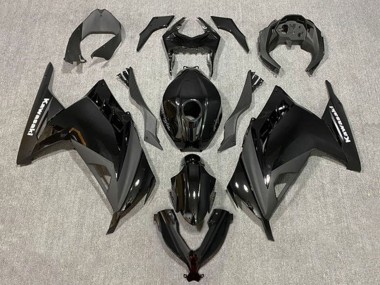 Cheap 2013-2024 Kawasaki EX300 Motorcycle Fairings - Glossy Black Matte Black