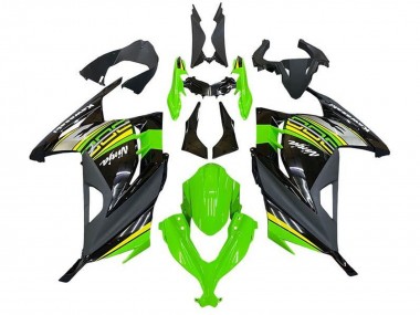 Cheap 2013-2024 Kawasaki EX300 Motorcycle Fairings - Green Black Silver Yellow