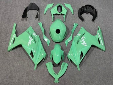 Cheap 2013-2024 Kawasaki EX300 Motorcycle Fairings - Light Green White