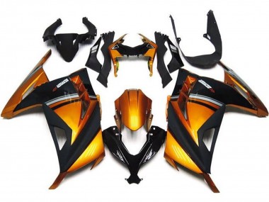 Cheap 2013-2024 Kawasaki EX300 Motorcycle Fairings - Orange Black Grey