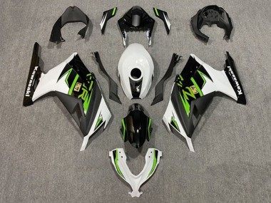 Cheap 2013-2024 Kawasaki EX300 Motorcycle Fairings - White Green Black