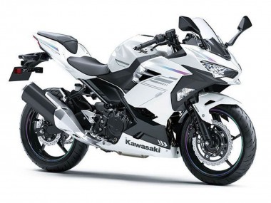 Cheap 2018-2024 Kawasaki Ninja 400 Motorcycle Fairings - Pearl White Blizzard