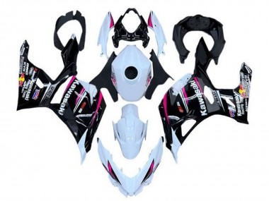 Cheap 2018-2024 Kawasaki Ninja 400 Motorcycle Fairings - White Pink Black