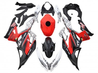 Cheap 2018-2024 Kawasaki Ninja 400 Motorcycle Fairings - White Red Black