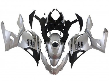 Cheap 2018-2024 Kawasaki Ninja 400 Motorcycle Fairings - Silver Black Repsol