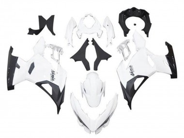 Cheap 2018-2024 Kawasaki Ninja 400 Motorcycle Fairings - White Black