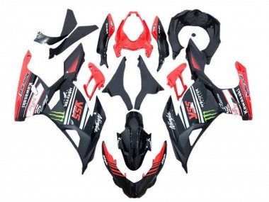 Cheap 2018-2024 Kawasaki Ninja 400 Motorcycle Fairings - Red Black Green Monster