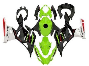 Cheap 2018-2024 Kawasaki Ninja 400 Motorcycle Fairings - Green Black White Red