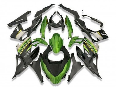 Cheap 2018-2024 Kawasaki Ninja 400 Motorcycle Fairings - Green Black Grey