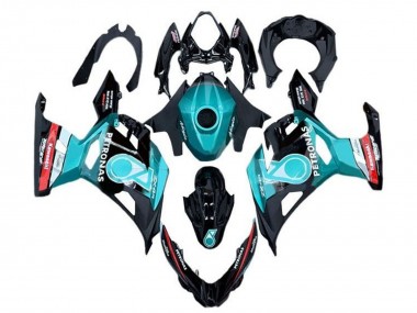 Cheap 2018-2024 Kawasaki Ninja 400 Motorcycle Fairings - Light Blue Red Black Petronas