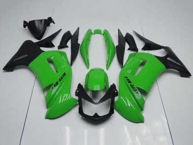 Cheap 2006-2008 Kawasaki Ninja 650 EX650 Motorcycle Fairings - Green Black
