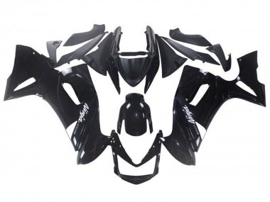 Cheap 2006-2008 Kawasaki Ninja 650 EX650 Motorcycle Fairings - Glossy Black White Ninja 650R
