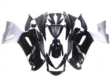Cheap 2006-2008 Kawasaki Ninja 650 EX650 Motorcycle Fairings - Glossy Black White