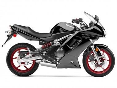 Cheap 2006-2008 Kawasaki Ninja 650 EX650 Motorcycle Fairings - Glossy Black Matte Black