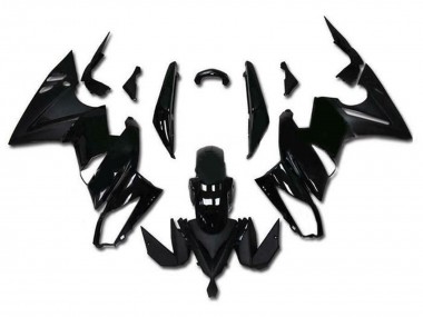 Cheap 2009-2011 Kawasaki Ninja 650 EX650 Motorcycle Fairings - Glossy Black Matte Black