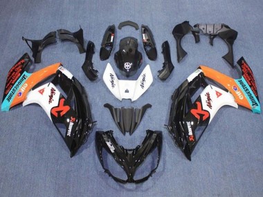 Cheap 2012-2016 Kawasaki Ninja 650 EX650 Motorcycle Fairings - Glossy Black White Orange Blue Red