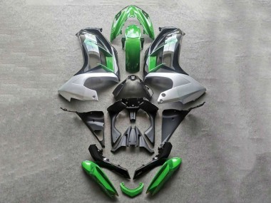 Cheap 2012-2016 Kawasaki Ninja 650 EX650 Motorcycle Fairings - Green Grey Black