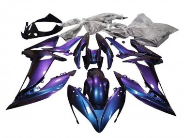 Cheap 2017-2019 Kawasaki Ninja 650 EX650 Motorcycle Fairings - Purple Blue Chameleon