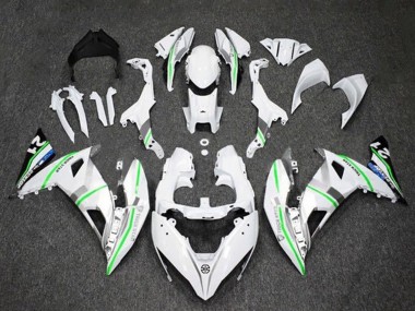 Cheap 2017-2019 Kawasaki Ninja 650 EX650 Motorcycle Fairings - White Silver Green Blue