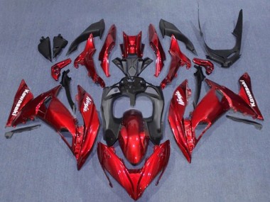 Cheap 2017-2019 Kawasaki Ninja 650 EX650 Motorcycle Fairing - Red Black White