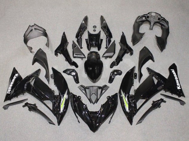 2017-2019 Kawasaki Ninja 650 EX650 Motorcycle Fairings - Black White Green White