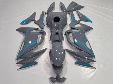 Cheap 2020-2024 Kawasaki Ninja 650 EX650 Motorcycle Fairings - Grey Blue