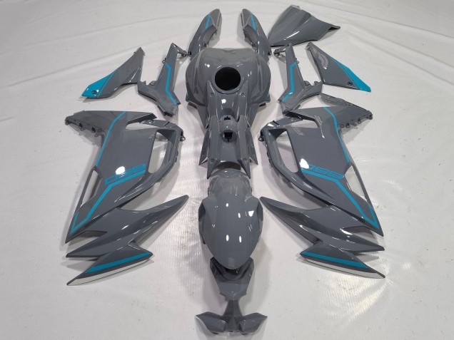 2020-2024 Kawasaki Ninja 650 EX650 Motorcycle Fairings - Grey Blue