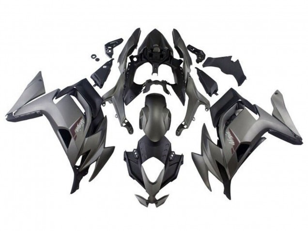 2020-2024 Kawasaki Ninja 650 EX650 Motorcycle Fairings - Matte Grey Matte Black