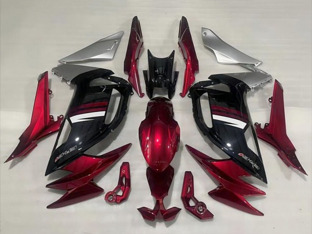 2020-2024 Kawasaki Ninja 650 EX650 Motorcycle Fairings - Red Silver White Black