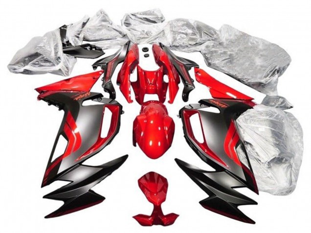 2020-2024 Kawasaki Ninja 650 EX650 Motorcycle Fairings - Red Matte Black
