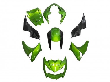 Cheap 2007-2009 Kawasaki Z1000 Motorcycle Fairings - Green Black