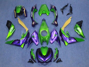 Cheap 2014-2019 Kawasaki Z1000 Motorcycle Fairings - Green Yellow Purple Black
