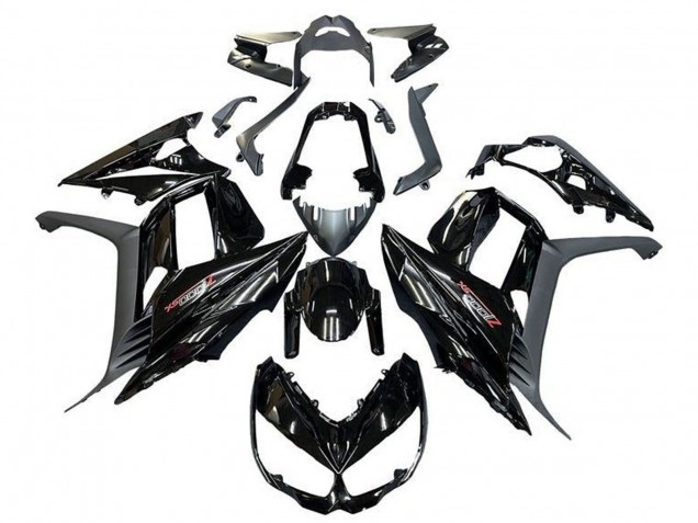 2010-2016 Kawasaki Z1000SX Motorcycle Fairings - Glossy Black