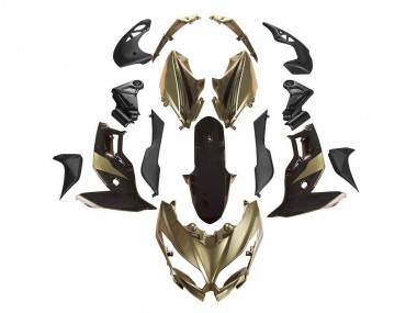 Cheap 2015-2021 Kawasaki Versys 650 Motorcycle Fairings - Gold Black