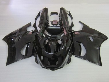 Cheap 1990-1992 Kawasaki ZZR1100 Motorcycle Fairings - Glossy Black