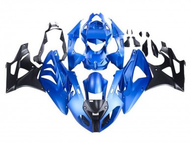 Cheap 2009-2014 BMW S1000RR Motorcycle Fairing - Blue Glossy Black