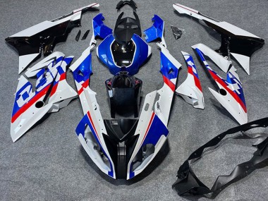 Cheap 2009-2014 BMW S1000RR Motorcycle Fairings - White Red Blue Glossy Black Tyco