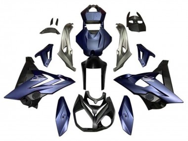 Cheap 2015-2016 BMW S1000RR Motorcycle Fairings - Silver Matte Blue Matte Black