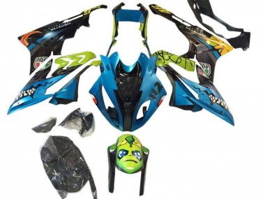 Cheap 2015-2016 BMW S1000RR Motorcycle Fairings - Yellow Blue Black Shark